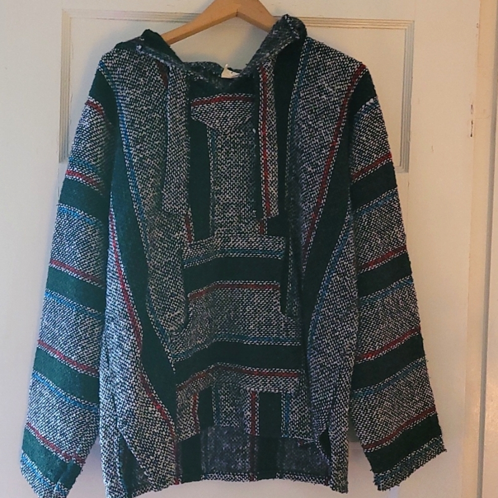 Mexican Baja/Poncho Hoodie